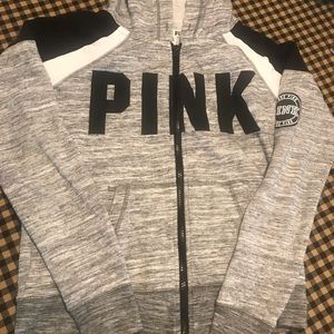 PINK zip up hoodie